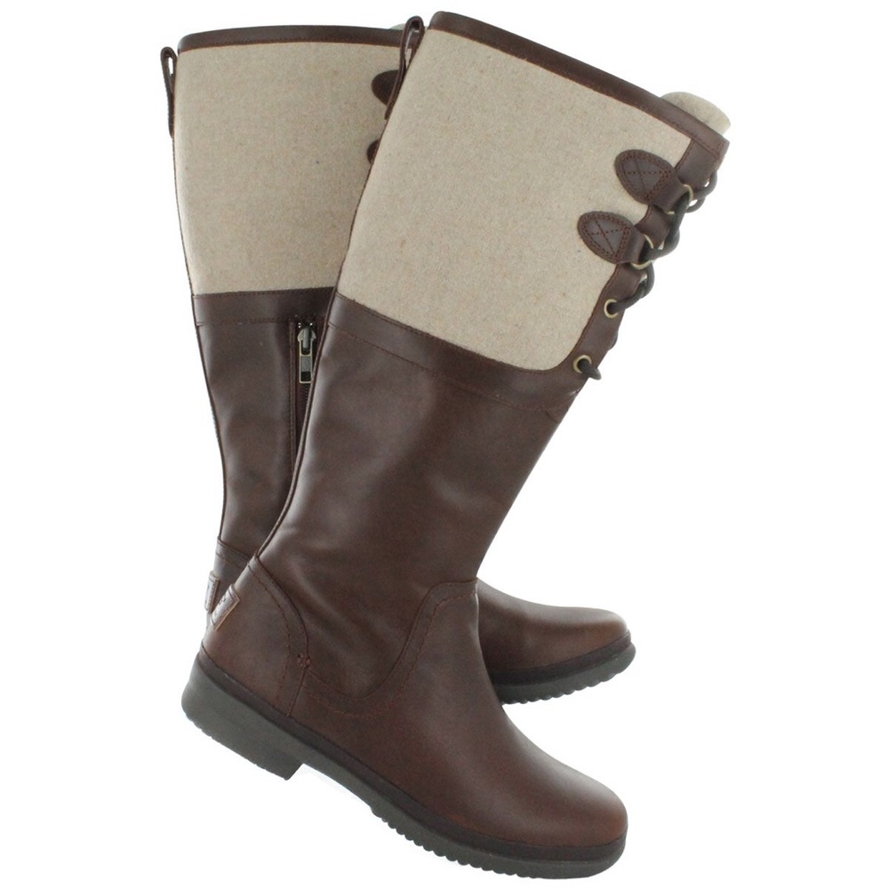 UGG waterproof brown leather Elsa boot 6